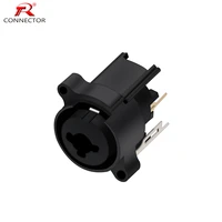 1pc combo xlr6 35mm jack connectorpanel mount chassis connector for microphonemicaudiovideo systemzinc alloypure copper