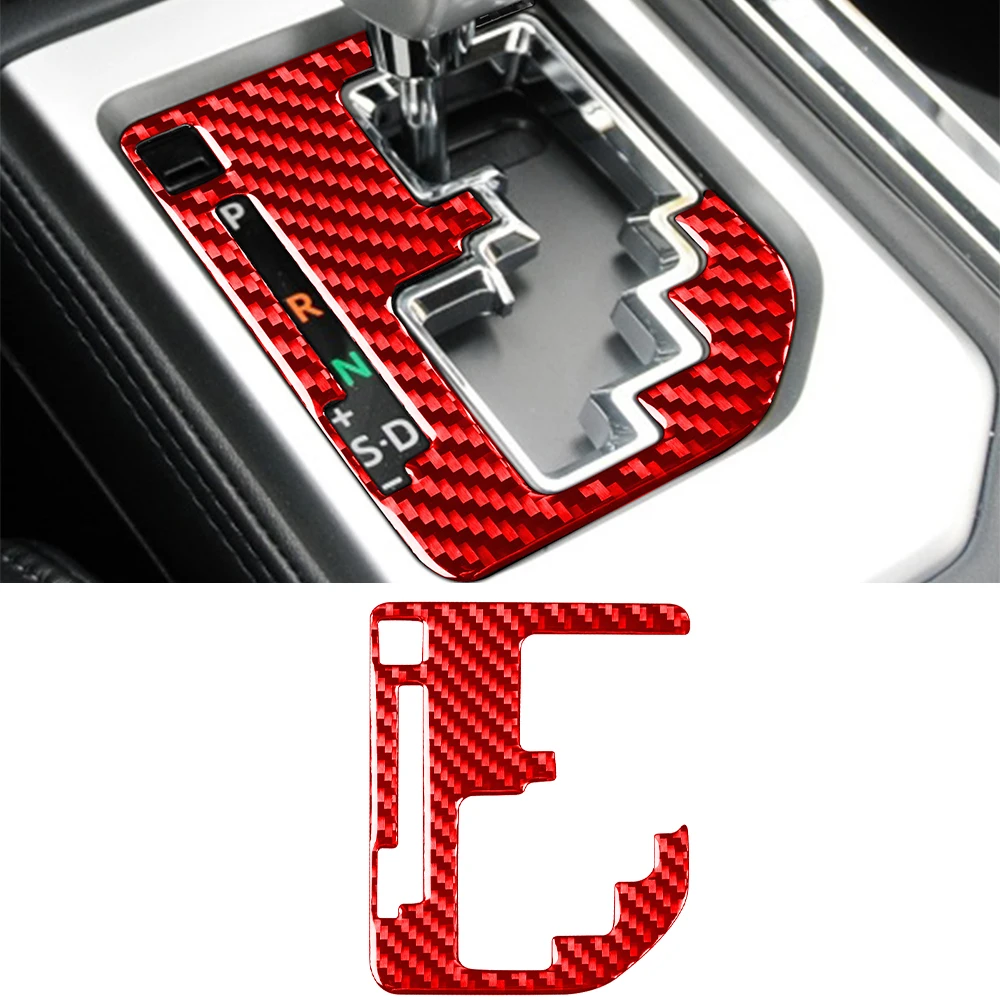 

Индикатор шестерни декоративная крышка отделка Наклейка для Toyota Tundra 2014 2015 2016 2017 автомобильные аксессуары углеродное волокно