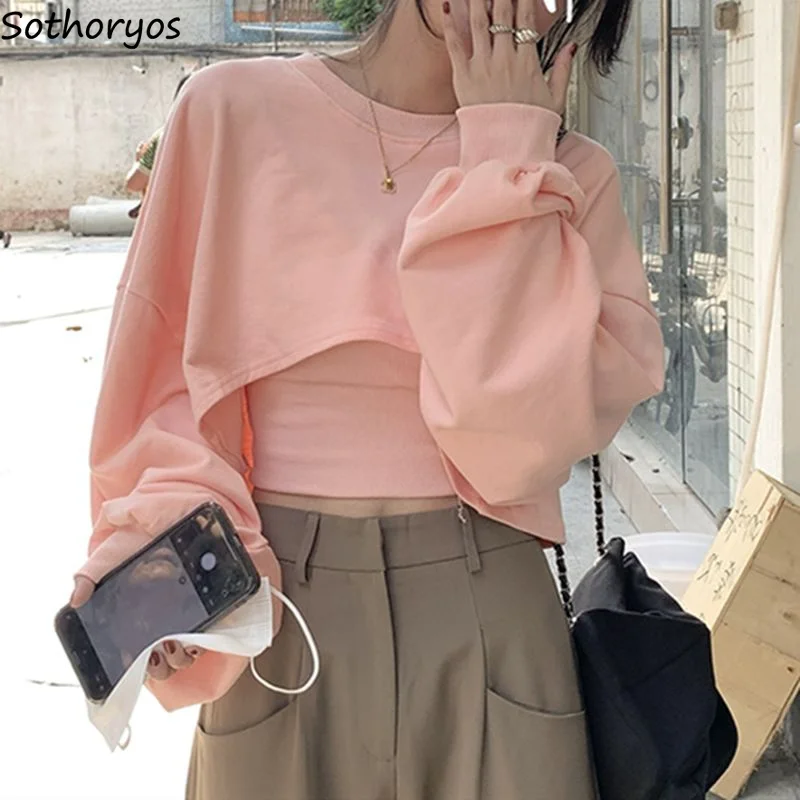 Женские повседневные свитшоты свободного кроя стиль хип-хоп танцевальные