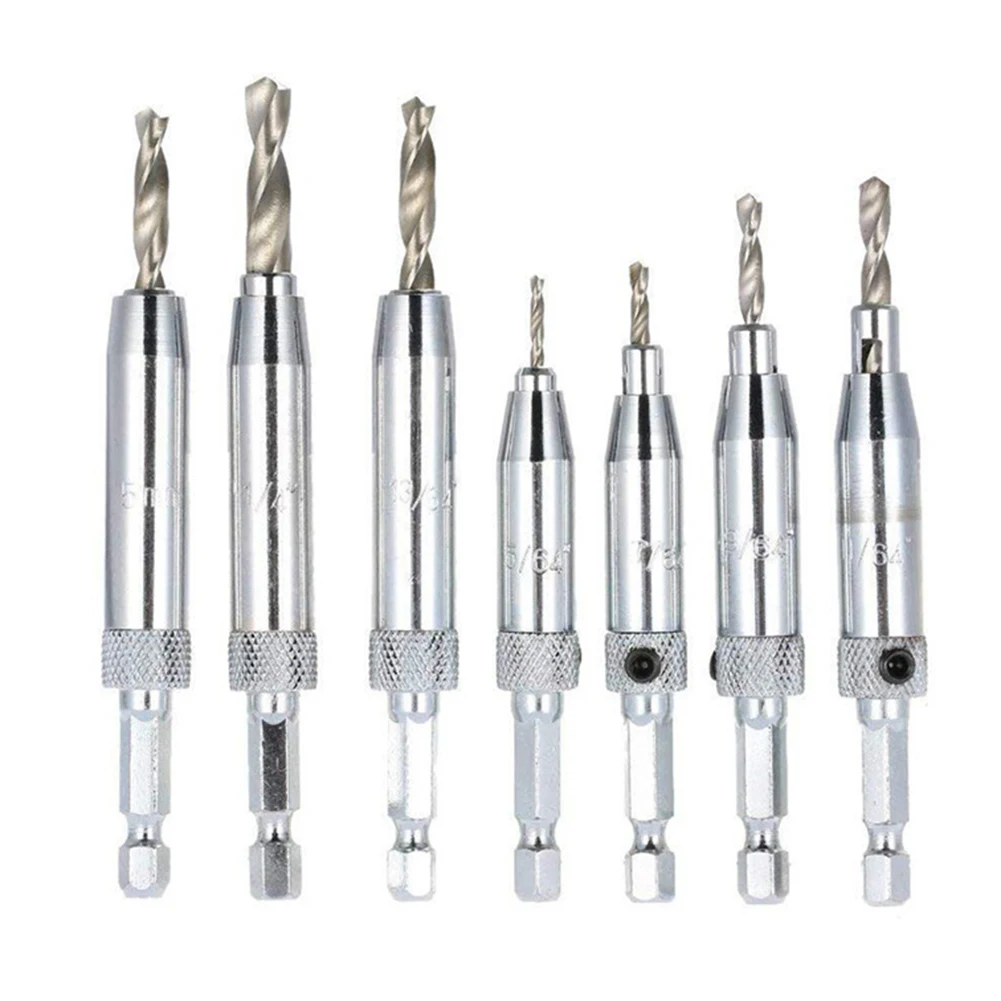4/7/8/16Pcs High-speed Steel Self Centering Door Hinge Drill Bits Hole Punch Woodworking Tools | Инструменты