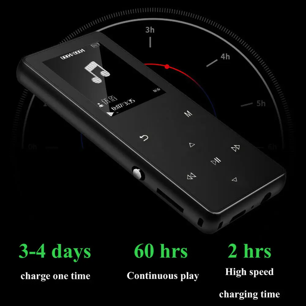 TIPTOP MP4 плеер с bluetooth lecteur mp3 mp4 музыкальный портативный медиа Тонкий 2 4 дюймов