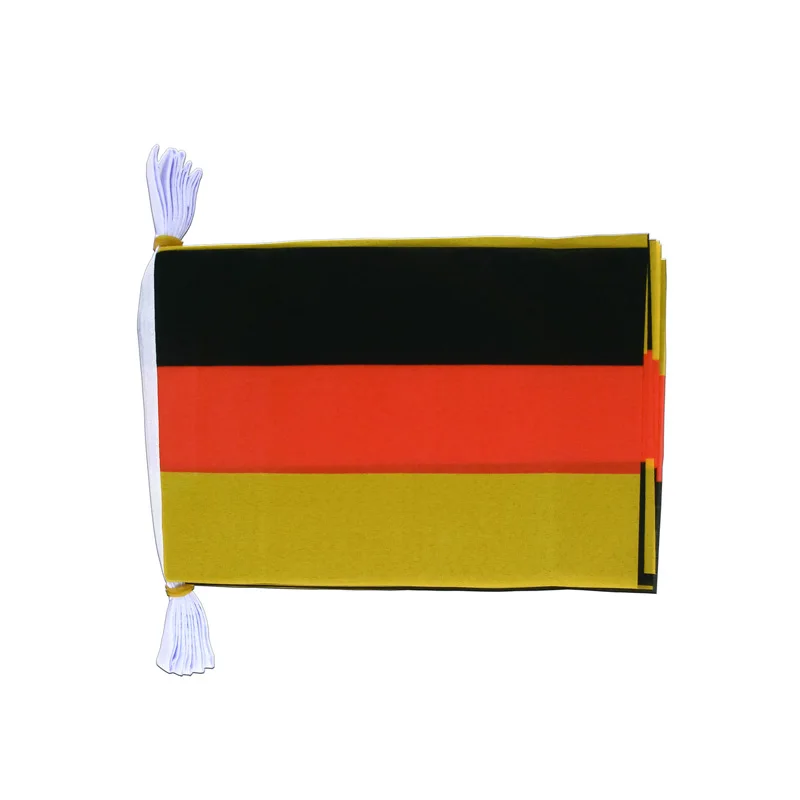 

MORNING 20 pcs 14*21cm Germany national decoration bunting flag