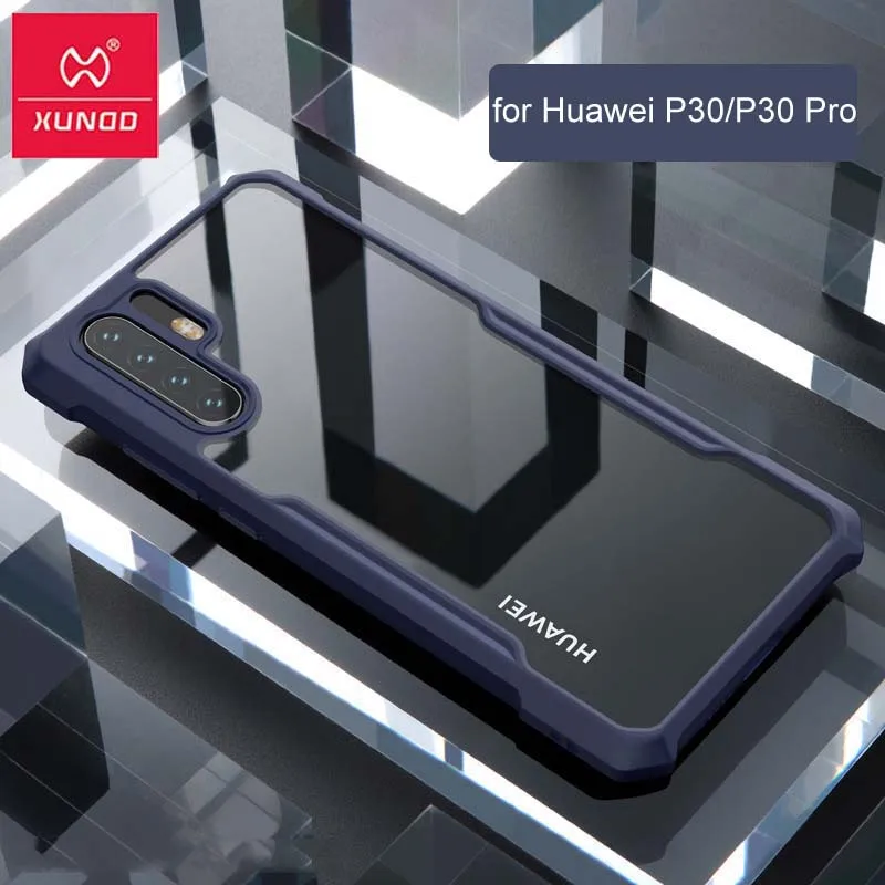 Чехол Xundd для Huawei P30 Pro роскошные противоударные подушки безопасности прозрачная