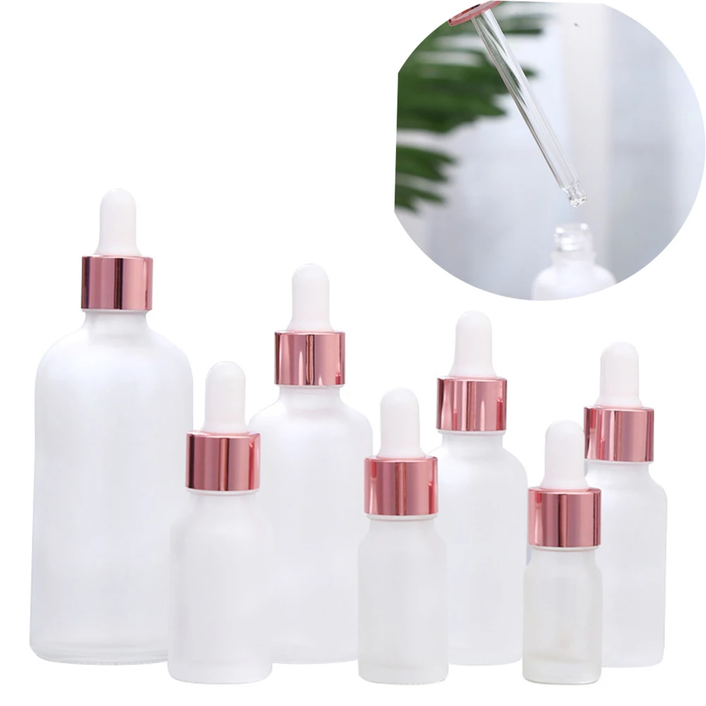 Трубок матовый флакон капельница Янтарный Стекло ароматерапия жидкость для