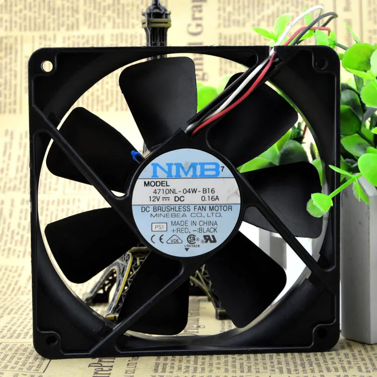 

Новый оригинальный бесшумный вентилятор 12025 12 В 0,16 а 4710KL-04W-B16 12 см