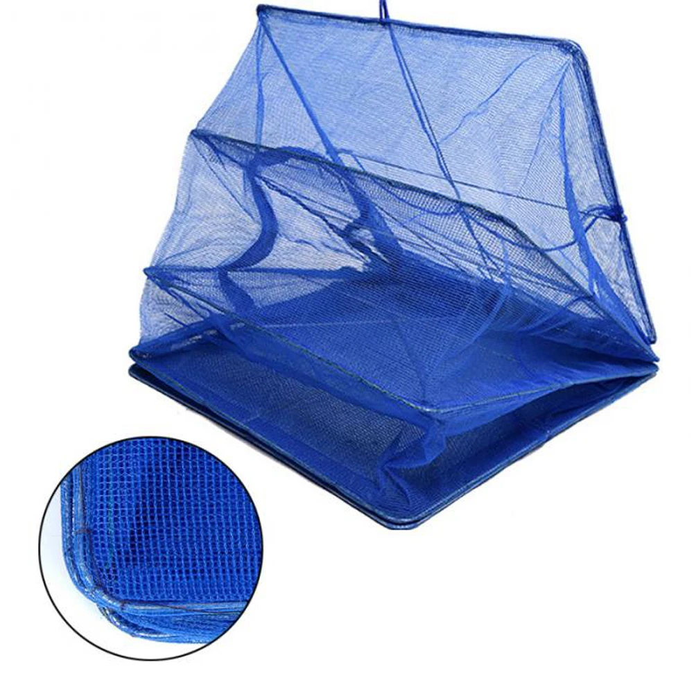Новый складной 4 слоя сушки нетто для рыбной ловли рыбы сушилка подвесная овощей