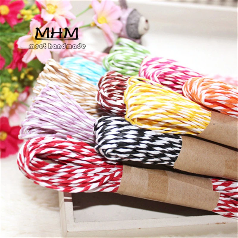 DIY шпагат из натурального сизаля 2 мм Свадебные украшения скрученный джутовый