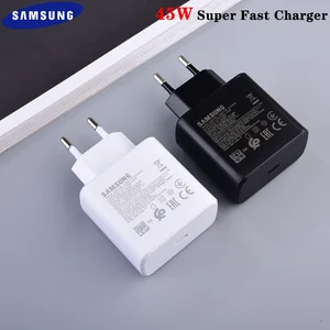 original samsung 45w usb c super fast charger euus pd quick charger adapter for galaxy note 102010plus s20 ultra s 20 a91 free global shipping