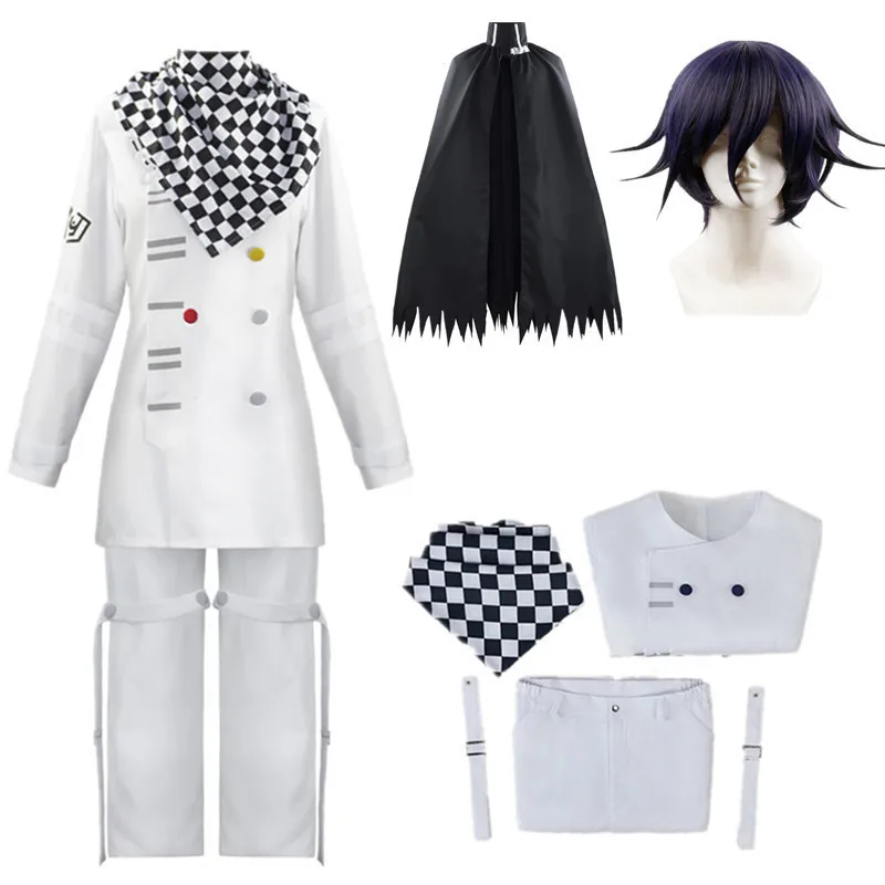 

Униформа FAKUNTN из аниме «данганронпа V3» Kokichi Oma, шарф, плащ, комплект, косплей, костюм, одежда