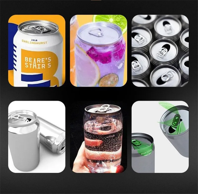 

Commercial Plastic Bottle Milk Tea Beer Cola Sealing Machine Automatic Beverage Can Sealer