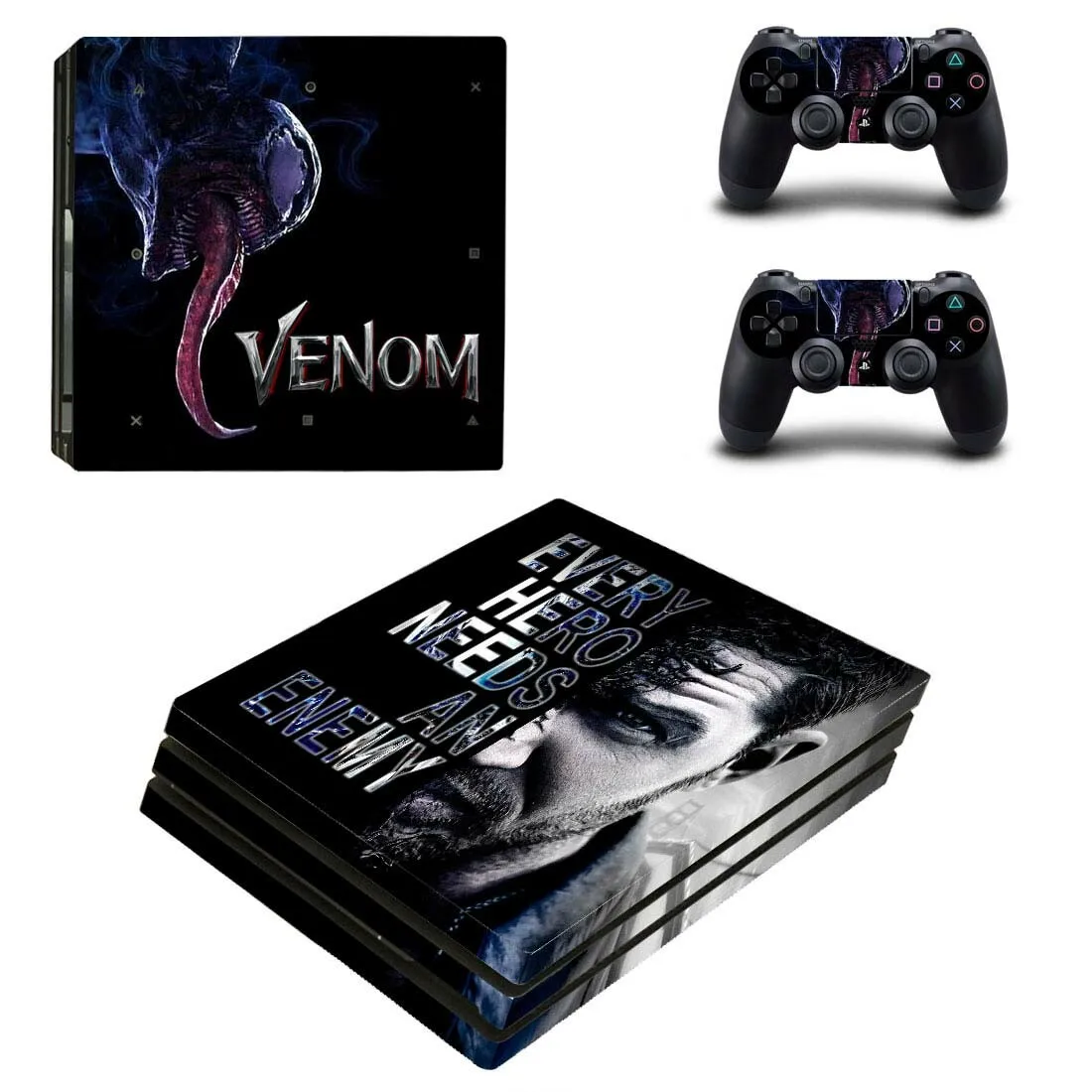 Venom PS4 Pro стикер s PS 4 Play станция виниловые наклейки на кожу Pegatinas для playstation консоль