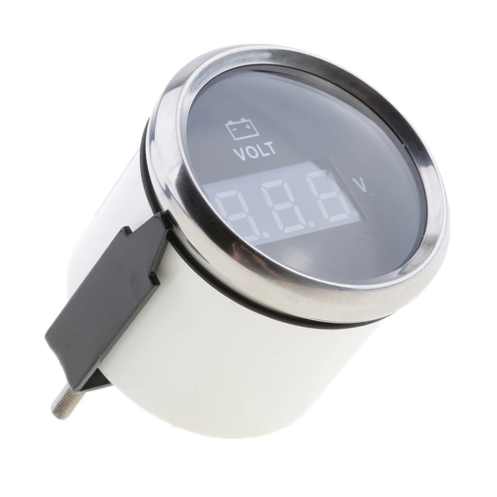 2 дюймовый 52 мм морской Красный цифровой светодиодный электронный Калибр 8 32 в