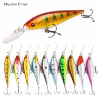new 9 5g11cm wave climbing asian bait crankbaits fishing minnow lures floating wobblers crank fishing lure artificial minnow
