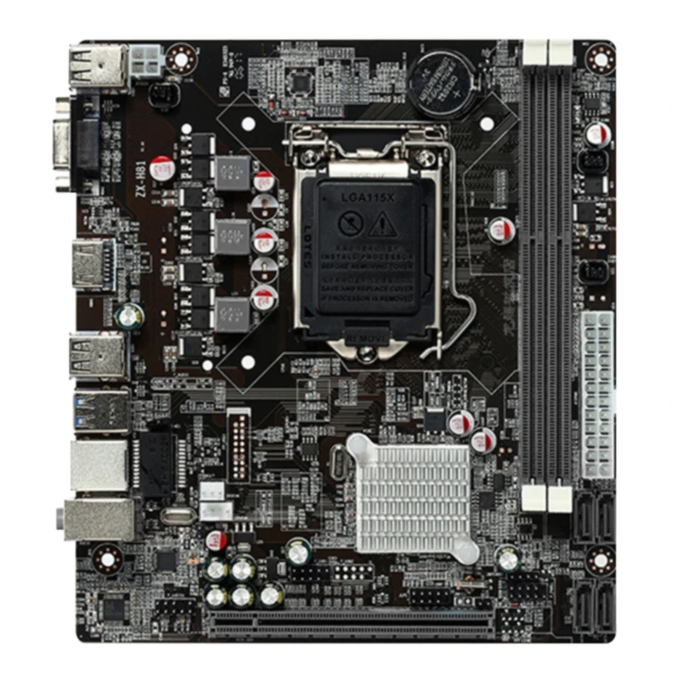 Материнская плата DDR3 с двумя каналами памяти LGA 1150 для Intel H81 LGA1150 Pentium I3 I5 I7