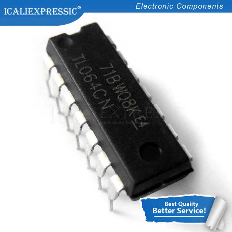 

10PCS TL064CN DIP-14 TL064 DIP14 064CN DIP TL064CP