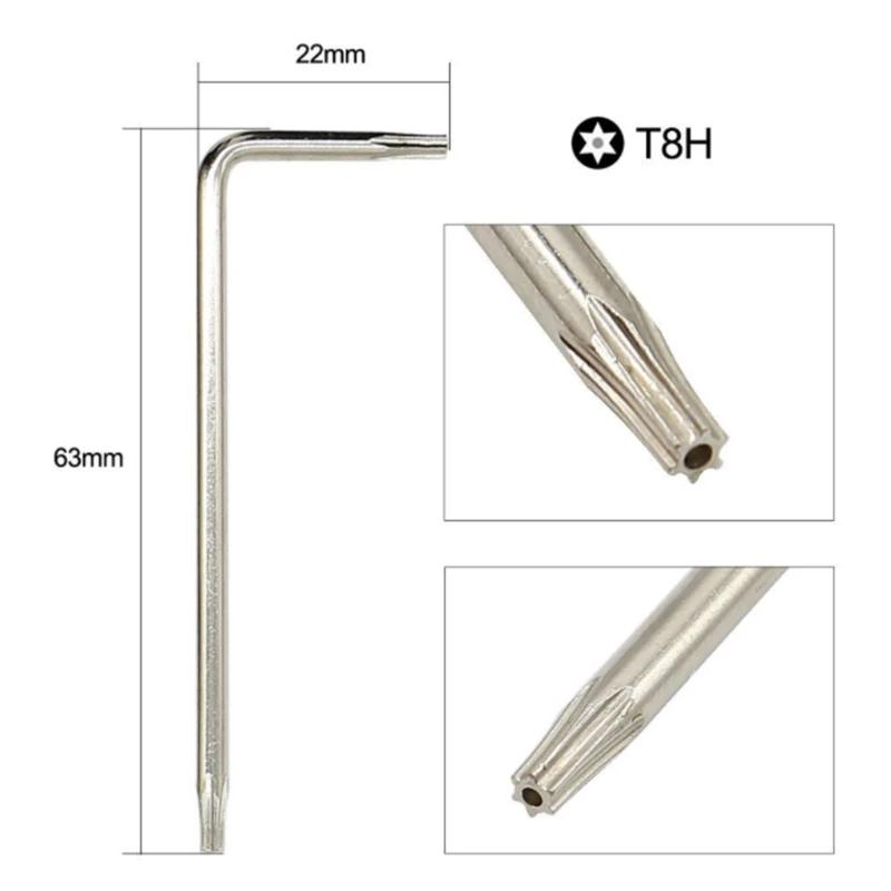 Наконечники для отверток с тремя крыльями 8 шт. наконечники рукояткой набор