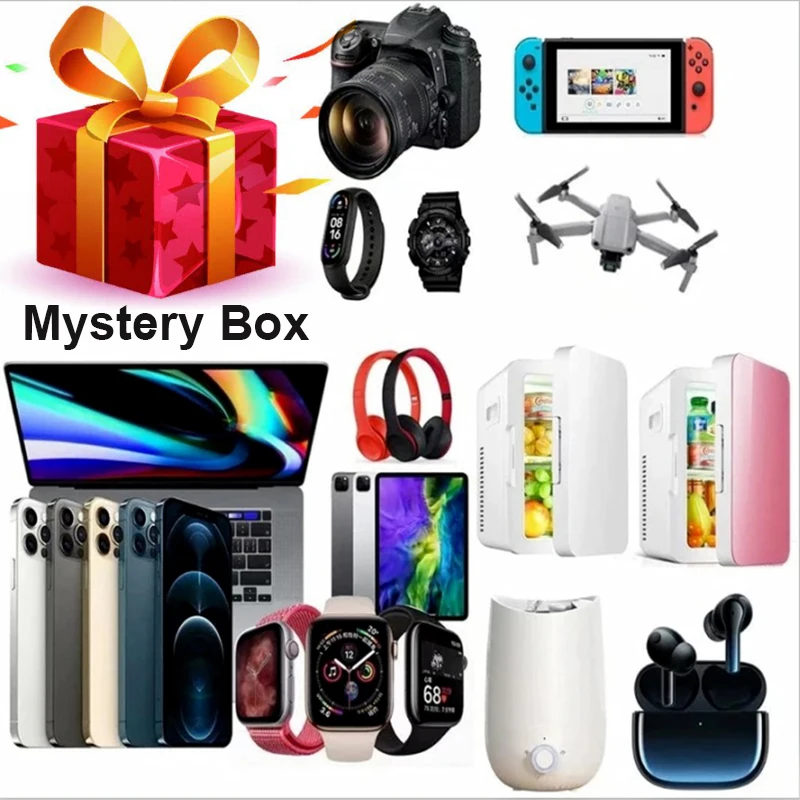 

100% Winning Number Lucky Mystery Box Most Popular High-quality Gift More Precious Item Electronic Products Waiting for You!!!