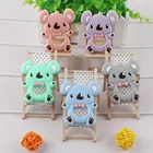 1 шт., детская силиконовая Подвеска для прорезывания зубов