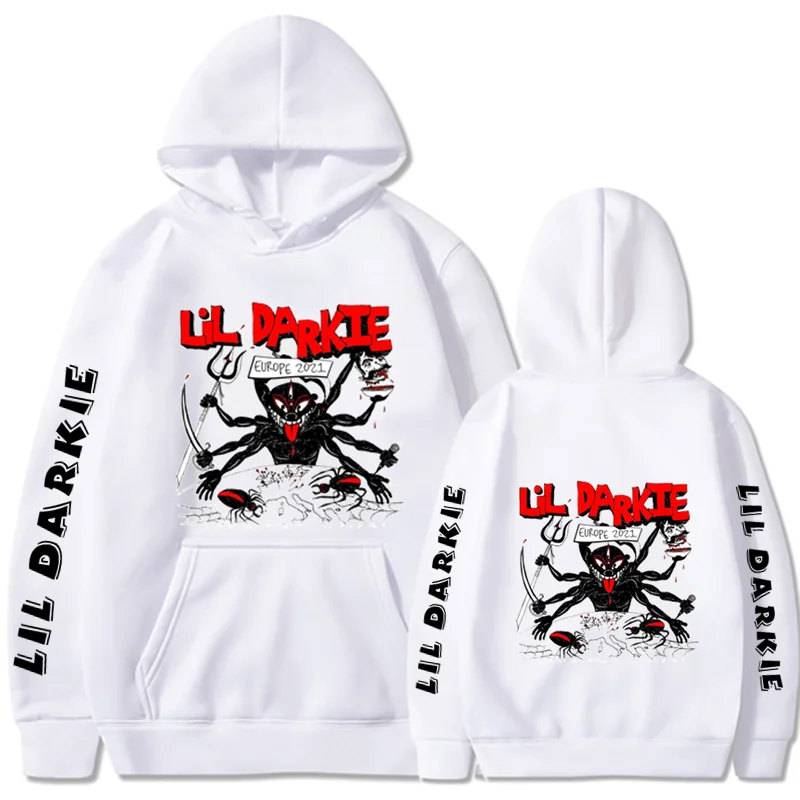 

Lil Darkie Hoodies Rapper Hip Hop Printed Streetwear Men Women Fashion Oversized Sweatshirts Hoodie Harajuku Tracksuits Pullover