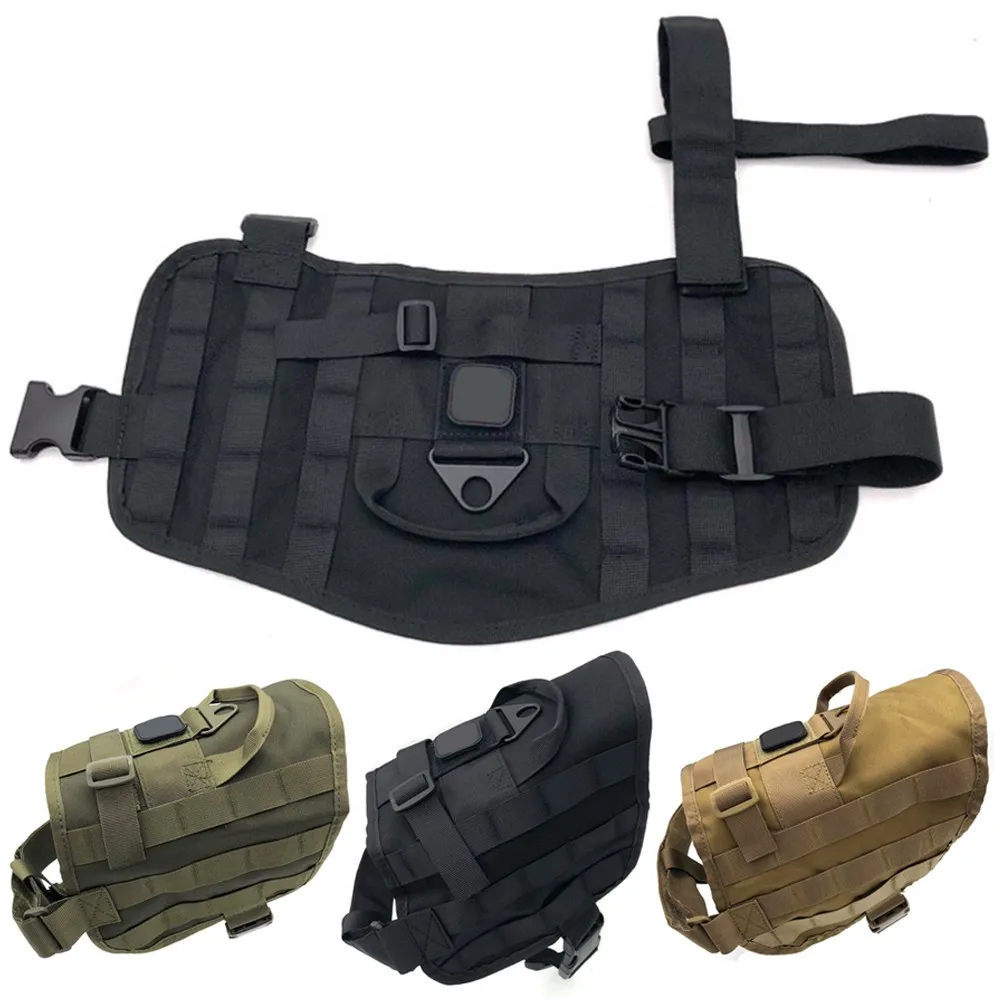 

Dog Harness Adjustable Molle Nylon Training Vest For Medium Large Dogs Clothing Comfortable Military Service Training Accessory