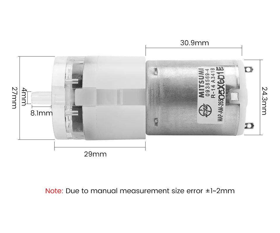 YIMAKER все новые DC 6 В R-14 370 воздушный насос для сфигмоманометра/монитор артериального давления