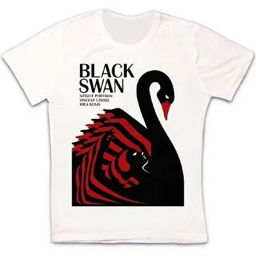 Черная Лебедь Натали Портман фильм Ретро Винтаж хипстер унисекс футболка