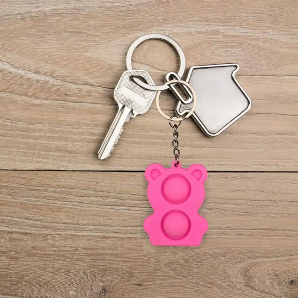 

Fidget Toys For Kids Adult Fidget Simple Dimple Toy Keychain Push Stress Relief Toys Hand Early Educational Autism masterly