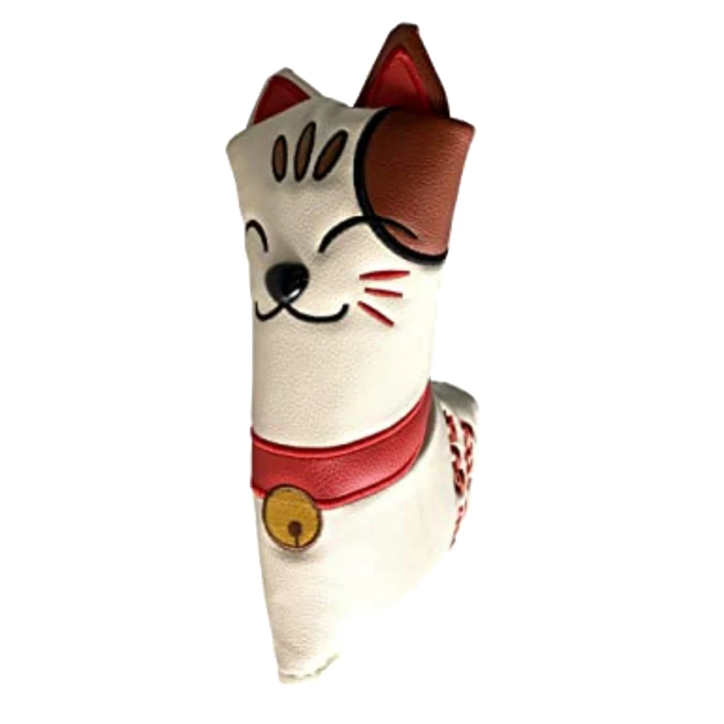 Durable Golf Putter Head Cover Waterproof PU Magnetic Blades Headcover Gift