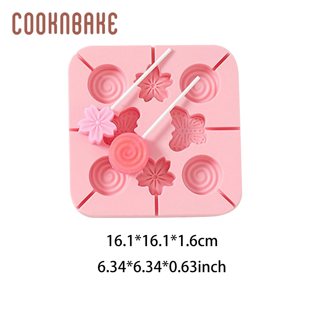 CDY-292 COOKNBAKE силиконовая форма для леденцов, конфет, Круглый Шоколадный леденец, форма для выпечки, силиконовая форма для льда, клейкий торт из желе, украшение, сделай сам - Цвет: CDY-292