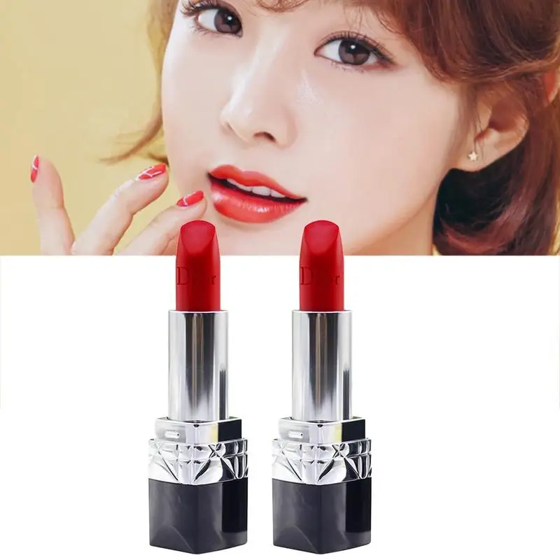 

Lip Glaze Lasting Moisturizing Bite Lip Makeup Matte Lip Mud Waterproof Gloss Plump Lip Velvet 5Ml Lipstick G6J0