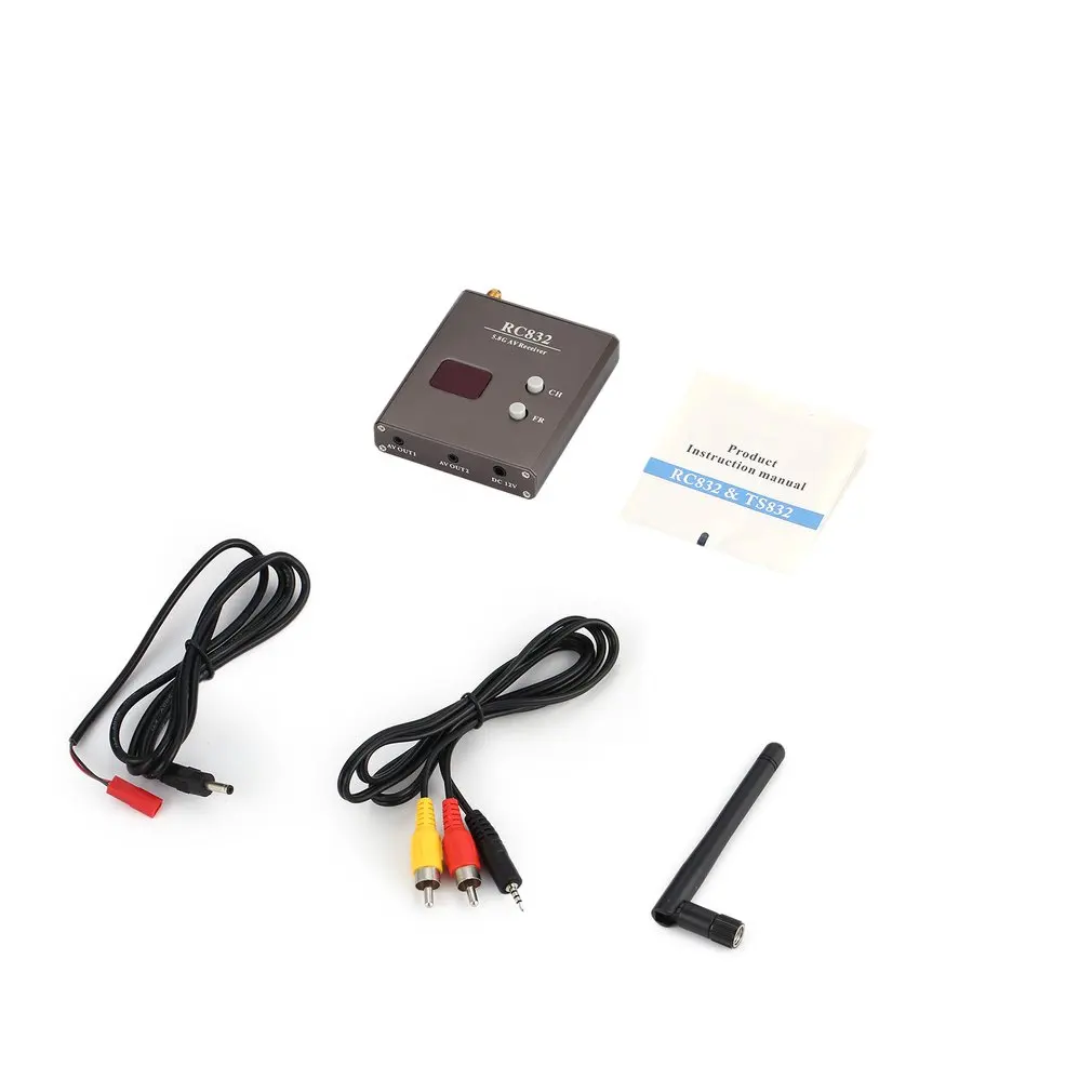 

RC832/TS832 5.8G 48CH 600mW Wireless 2dbi FPV AV Receiver(RX) for RC Quadcopter Multicopter Drone Airplane Aitcraft UAV Model