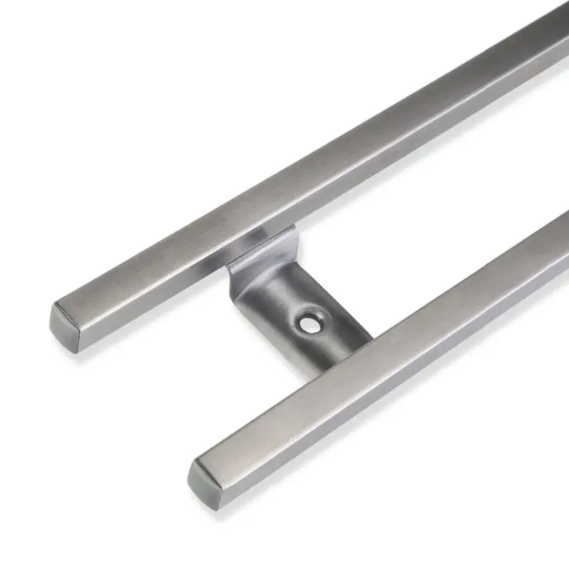 Wall Mounted 304 Stainless Steel Magnetic Knife Holder Double Bar Easy Storage Knife Rack Strip for Kitchen Utensil Tool Hook