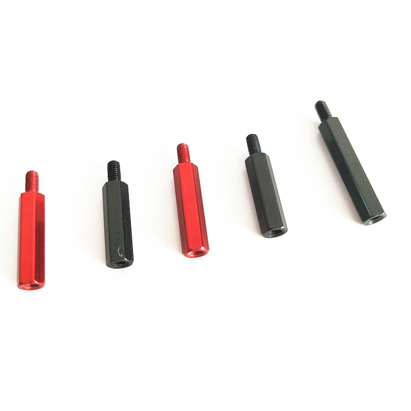 10 шт. Алюминий стержень штанги M3 Шестигранная стойка Spacer Колонка мужского и