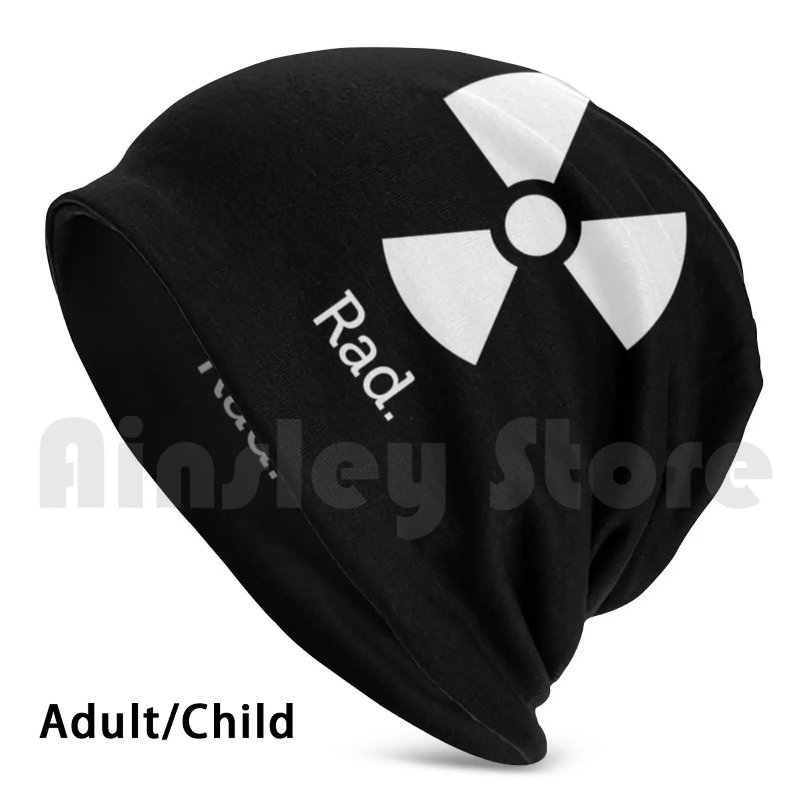 

Putting The Rad In Radioactive. Beanie Hedging Cap DIY Print Cushion Rad Radiation Nuclear Physics Atomic Nucleus