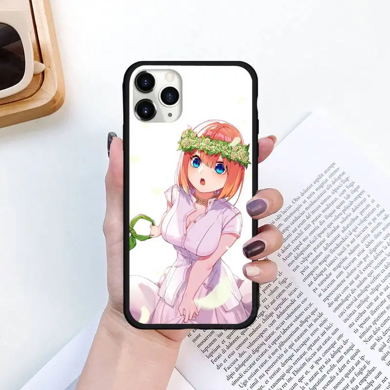 

Anime Nakano Yotsuba Japan Phone Case for iPhone 11 12 mini pro XS MAX 8 7 6 6S Plus X 5S SE 2020 XR Luxury brand shell funda