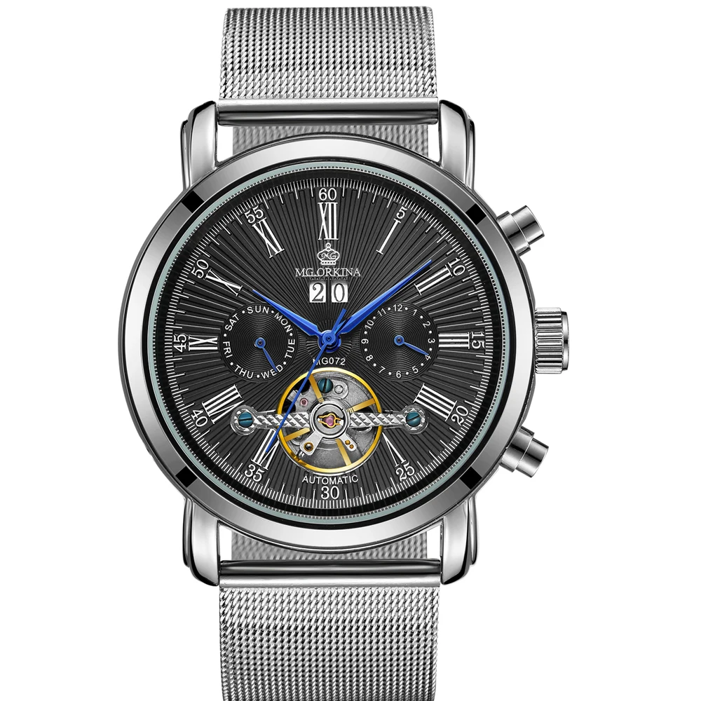 Часы наручные мужские механические армейские брендовые Роскошные повседневные