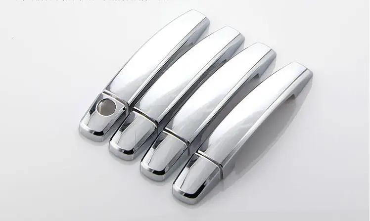 Стайлинг автомобиля хромированная крышка дверной ручки из АБС-пластика
