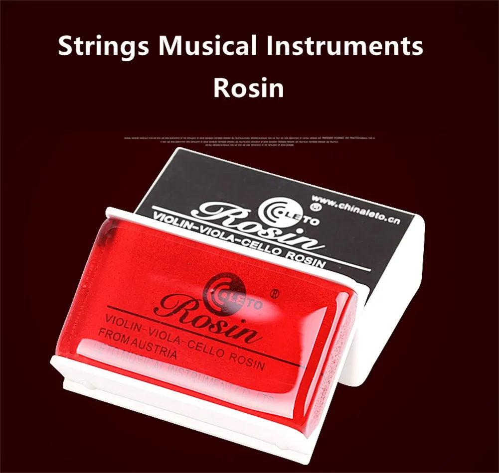 

1pc Rosin Violino Premium Accessories For Violin Viola Cello Strings Musical Instruments Non-allergenic Less Dust Smooth Feel