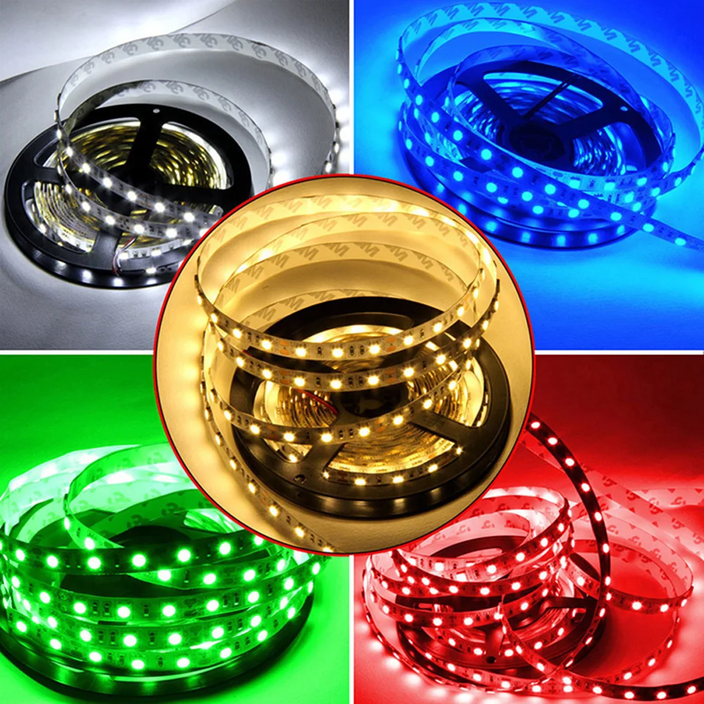 VIPMOON LED Strips Light 12V RGB led Lights 2835 Decoration BackLight Lamp Luminous String for Room Decor Ambilight | Лампы и