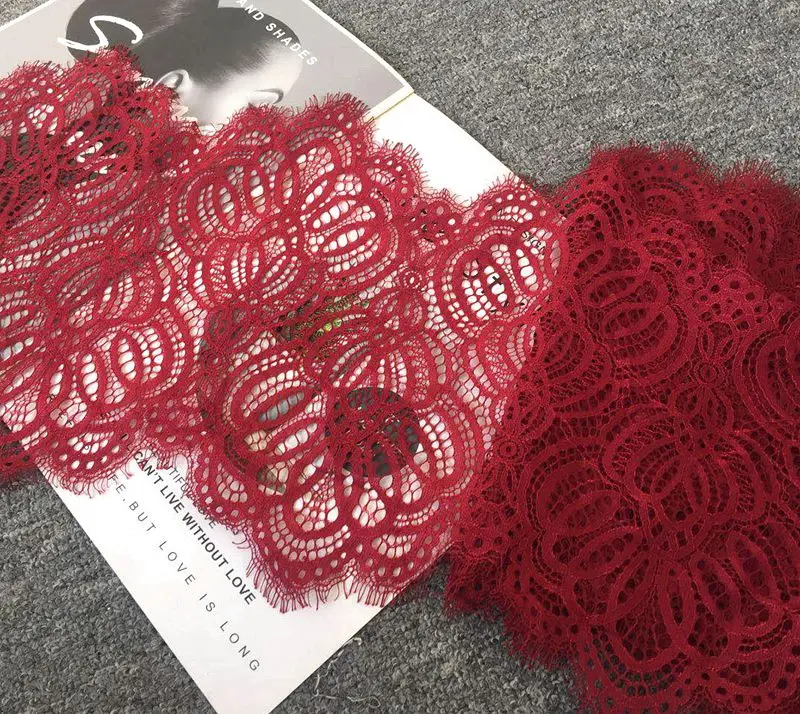 Кружевная ткань ширина 23 см длина 3 м для рукоделия | Дом и сад