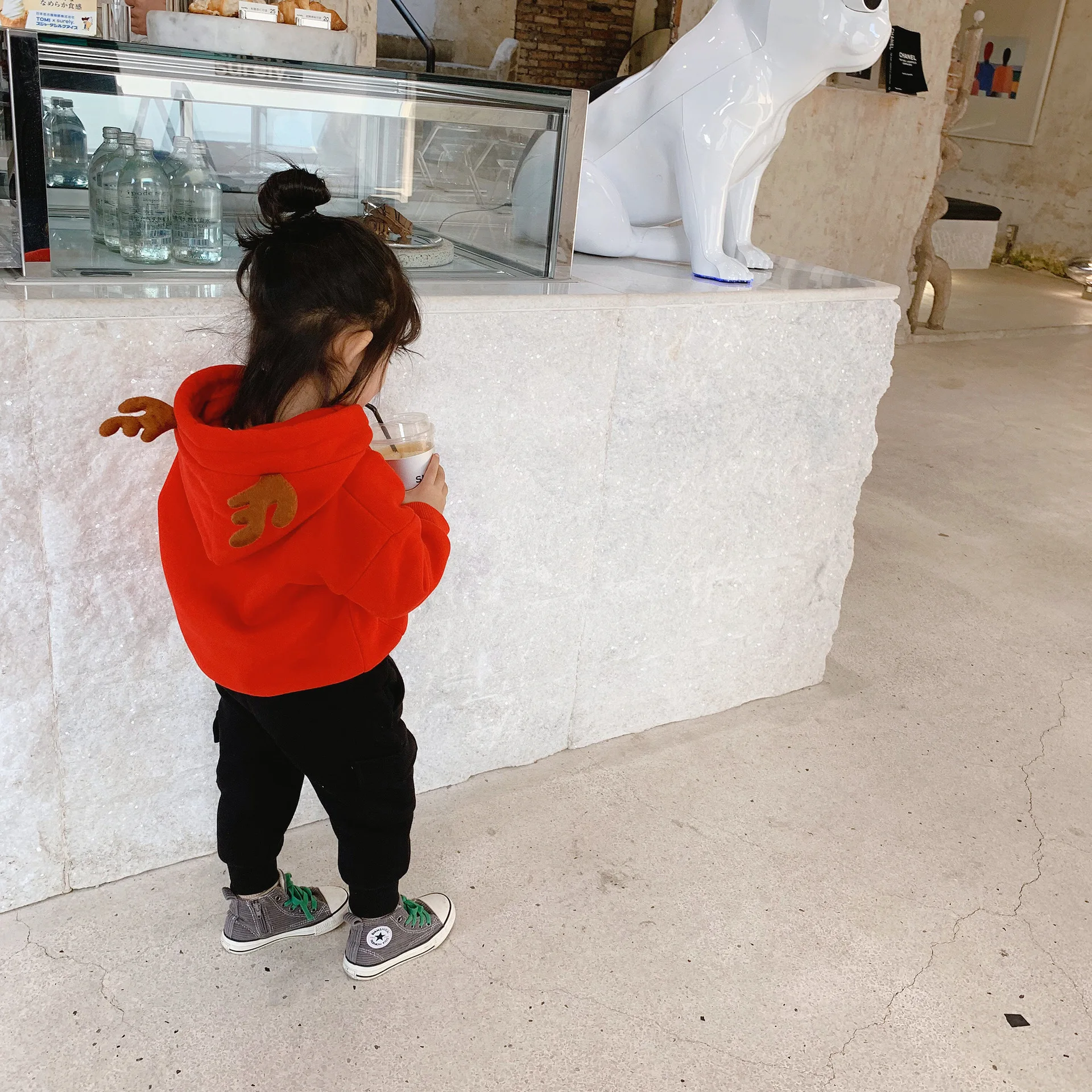 Новое поступление зимняя одежда в рождественском стиле хлопковая утепленная и