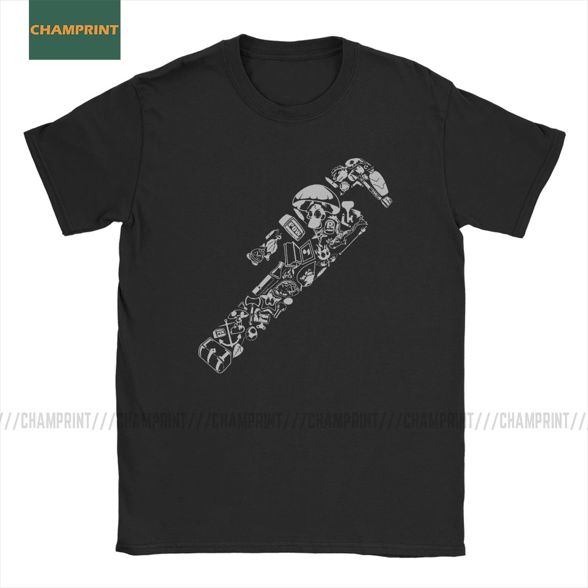 Электроинструмент сантехники гаечный ключ футболки мужской Открыватель