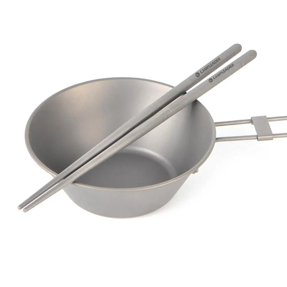 Outdoor 232mm Titanium Round Square Chopsticks With Aluminum Tube Cover Camping Picnic Travel Adult Children Tableware Cutlery | Спорт и