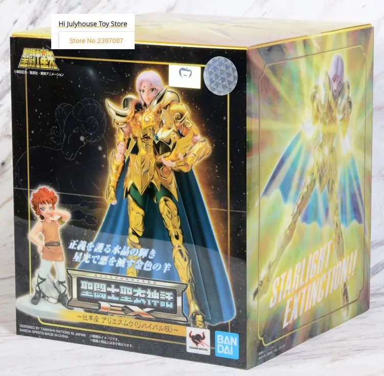 Экшн-фигурка Bandai Saint Seiya миф ткань возрождение экс му Овен кавалеирос Ду зодиако |
