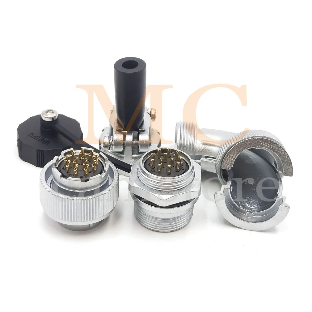 12-контактный автомобильный разъем WS20 светодиодный светодиодная Авиационная