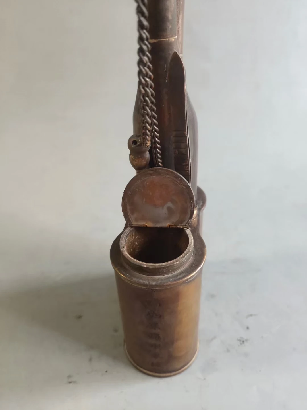 Старая трубка инструмент для курения латунная статуя скульптура модель