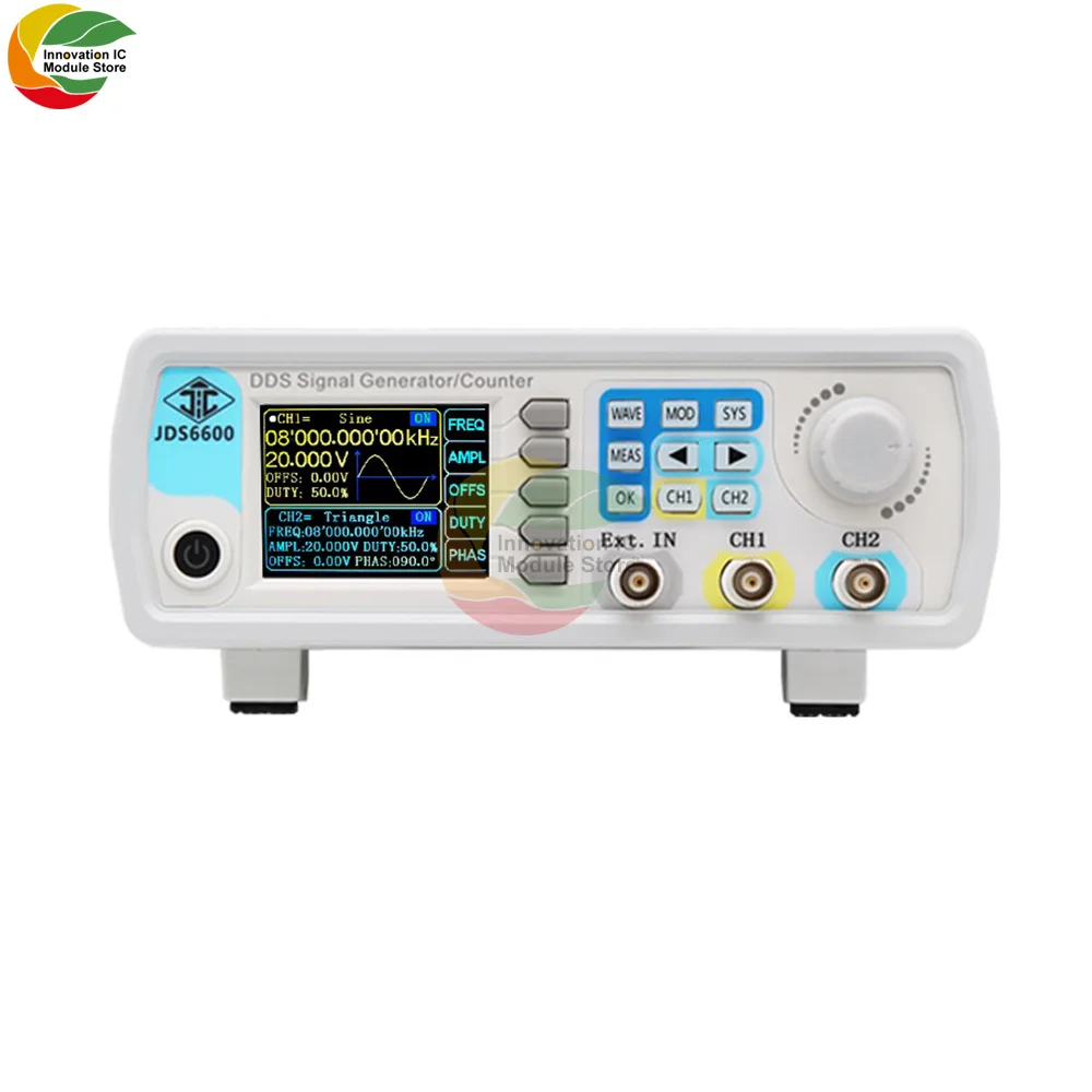 JDS6600-60MHz двухканальный цифровой генератор сигналов с функцией DDS/генератор