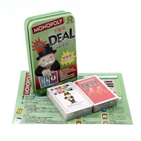 monopoly board game card iron box packaging cational toys classic english russian empire game board game chinese version