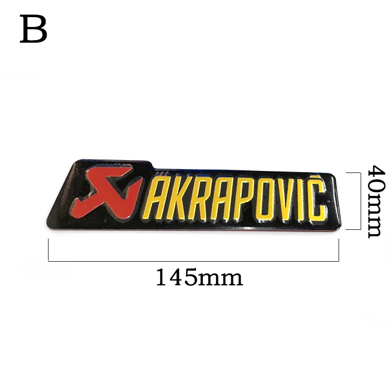 Алюминиевая термостойкая 3d-наклейка на выхлопную трубу мотоцикла наклейка для