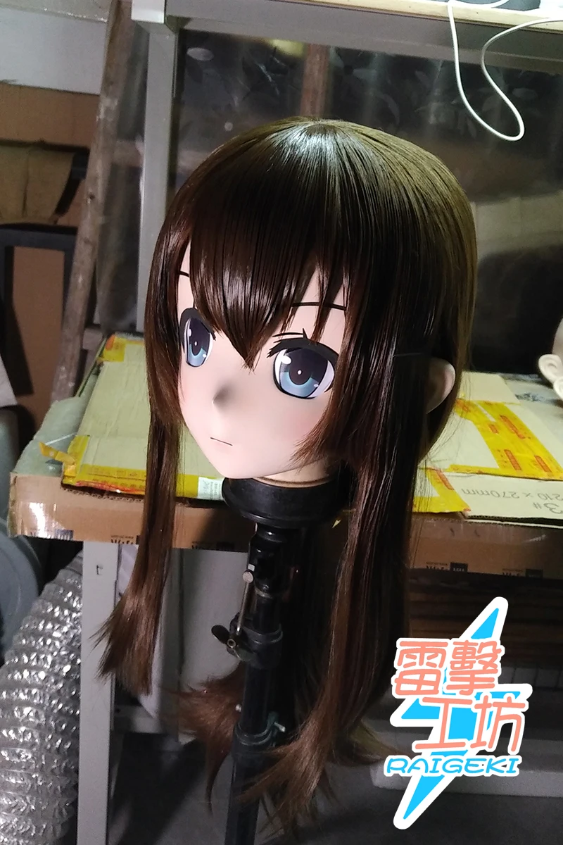 

(RAIGEKI MAKS 128) Silicone Helloween Cosplay Mask Girl Crossdressing BJD DOLL Kigurumi Anime Cosplay Mask